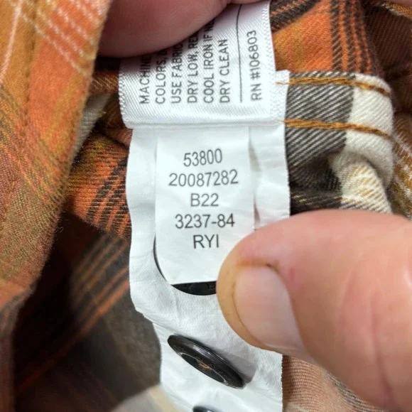 Alaskan Hardgear Boars Nest Flannel Shirt 2XL Tall Brown Plaid Stretch Duluth - Picture 9 of 13